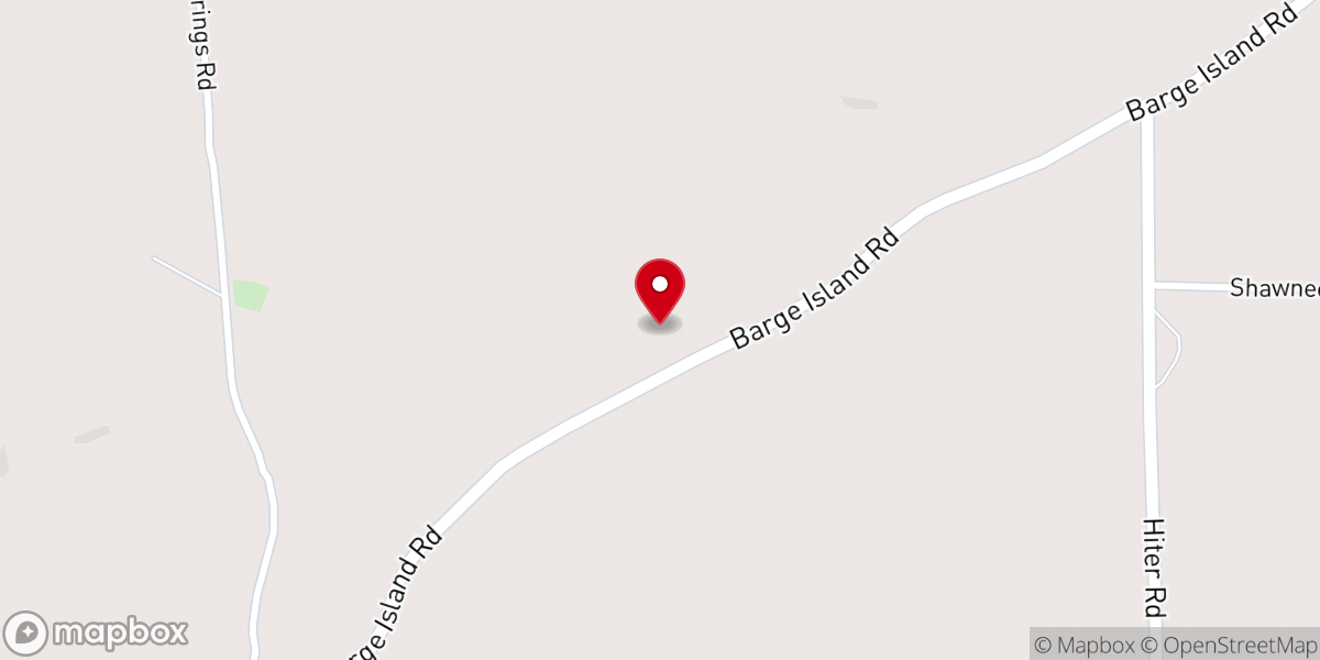 Map showing location of Pleasant Hope Baptist Church