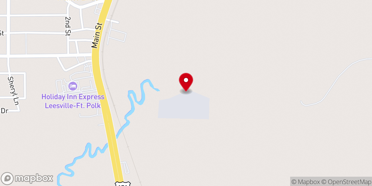 Map showing location of Harvey's Auto Parts, Inc and Recycling