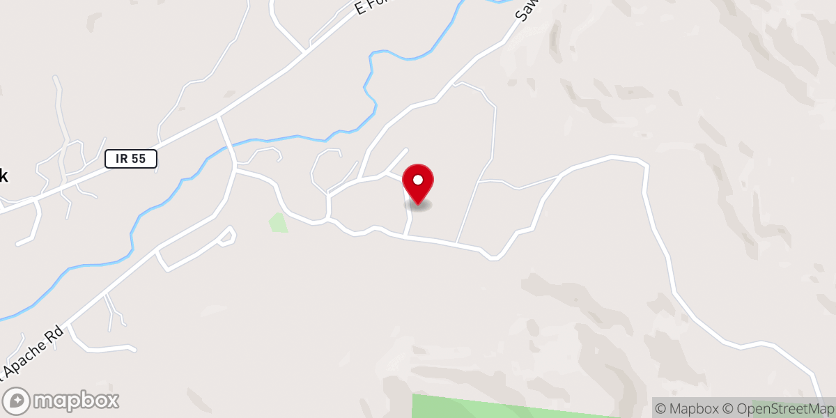 Map showing location of Fire on Mountain Church of God