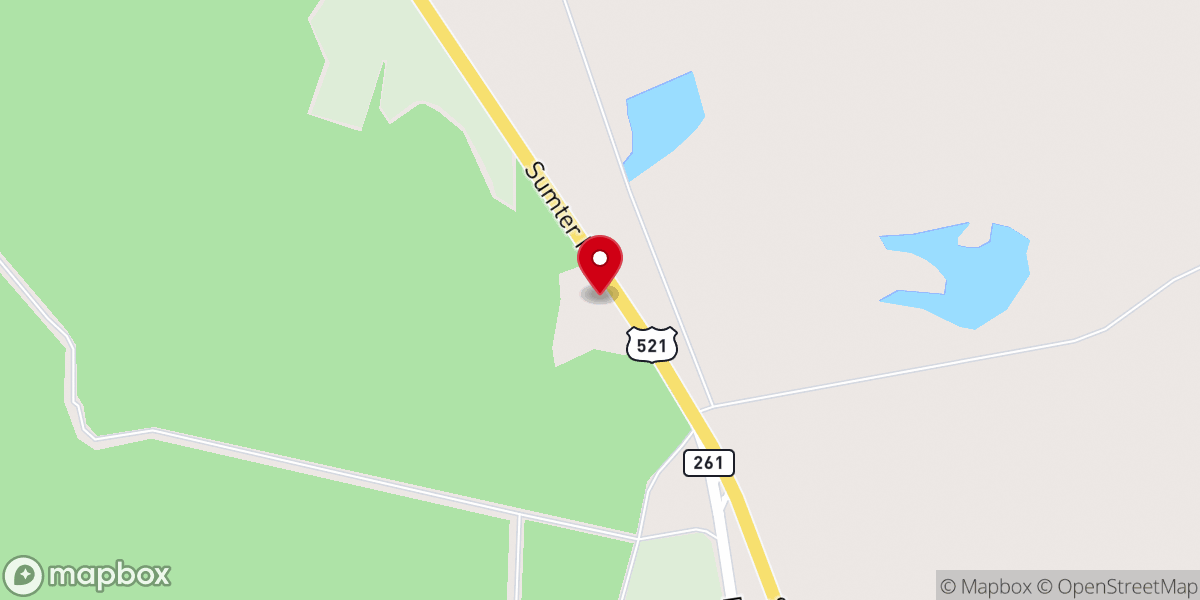 Map showing location of Wesley Chapel