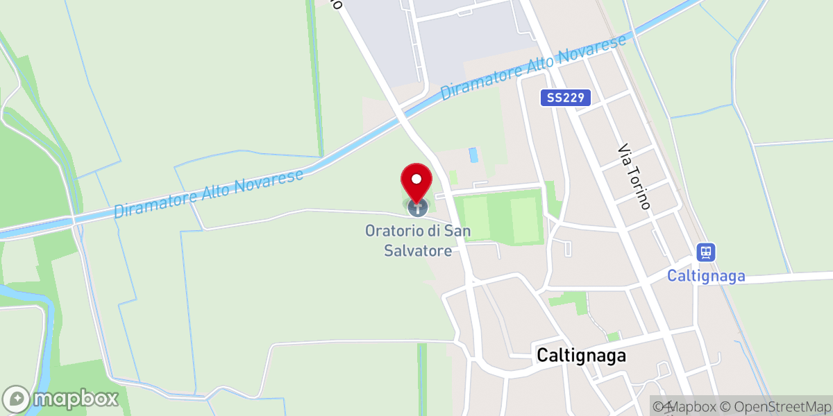 Map showing location of Oratorio di San Salvatore