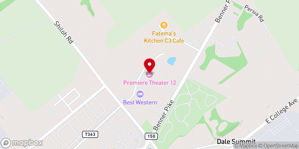 Map showing location of New Hope Church