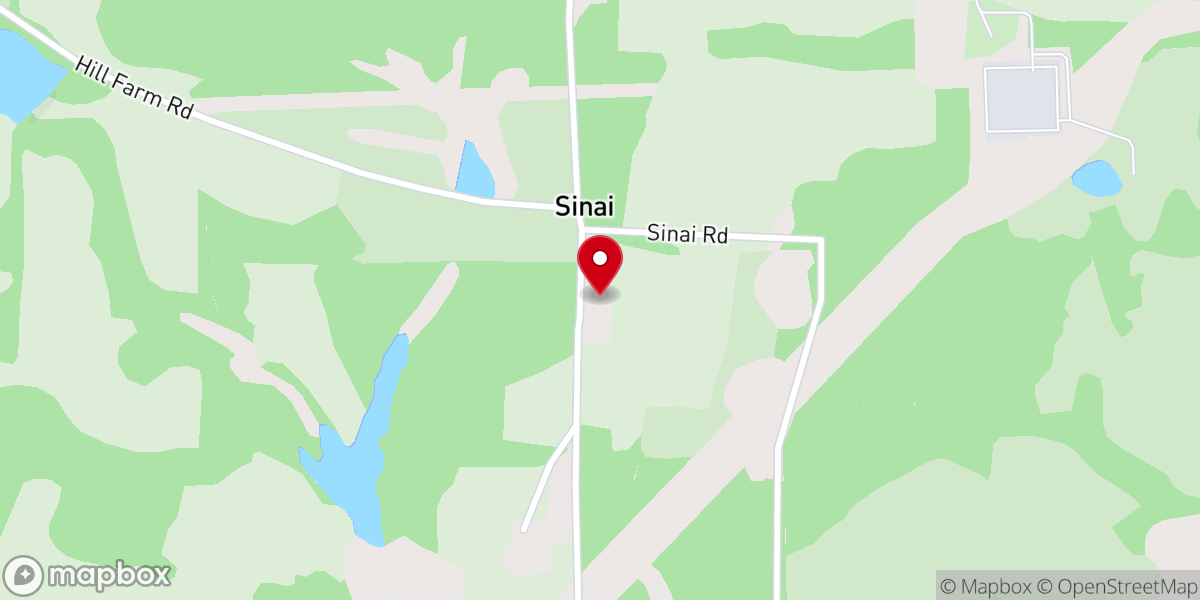 Map showing location of Greater Mt Sinai