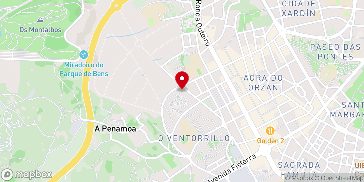 Map showing location of C. Monasterio de Caaveiro, N 2, Bajo