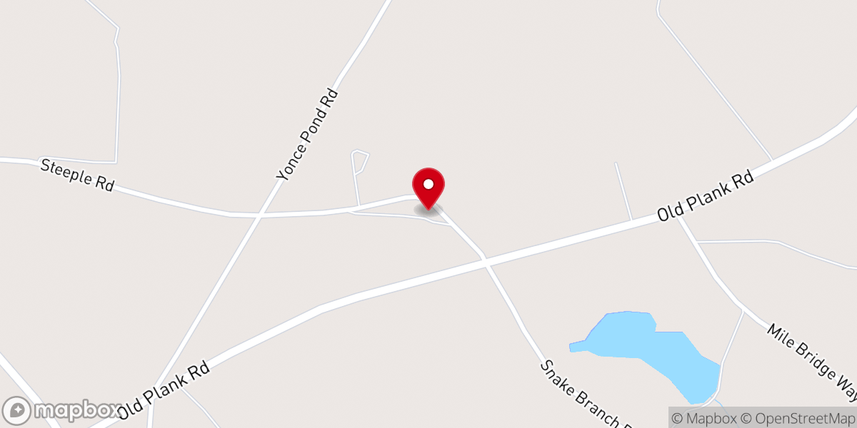 Map showing location of Philippi Baptist Church