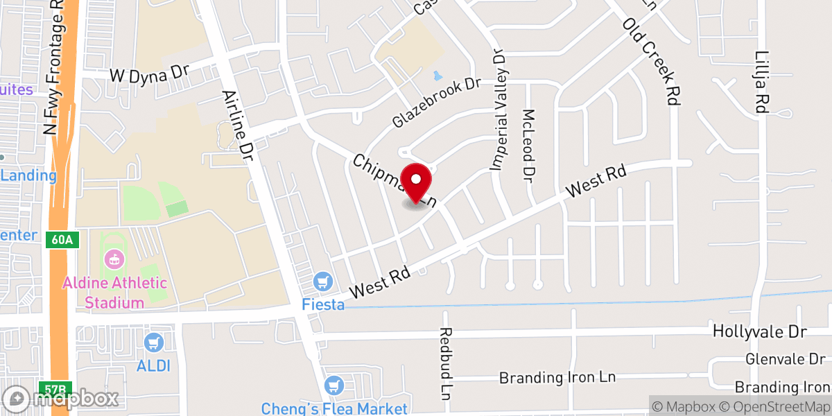 Map showing location of Greenridge Missionary Baptist Church