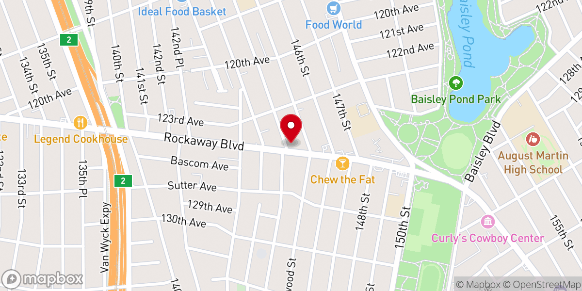 Map showing location of Morris Brown AME Church
