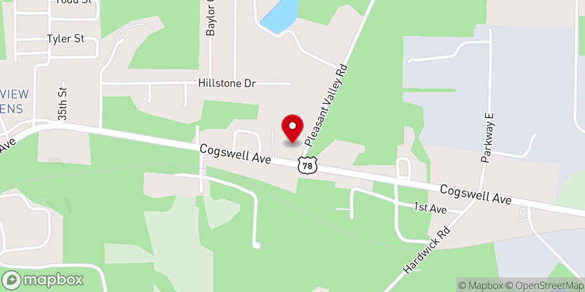 Map showing location of Seddon Baptist Church