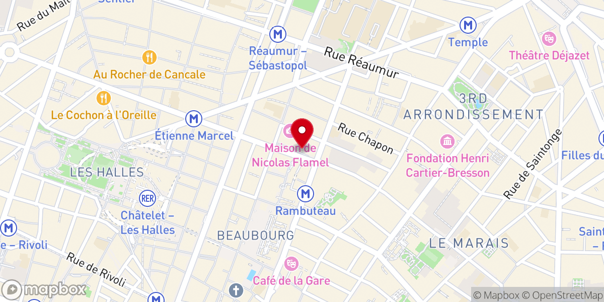Map showing location of Les Sœurs de la Perpétuelle Indulgence — Couvent de Paris
