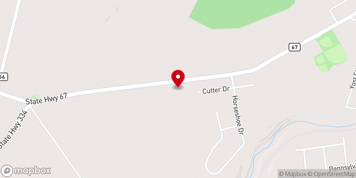 Map showing location of Life Christian Center