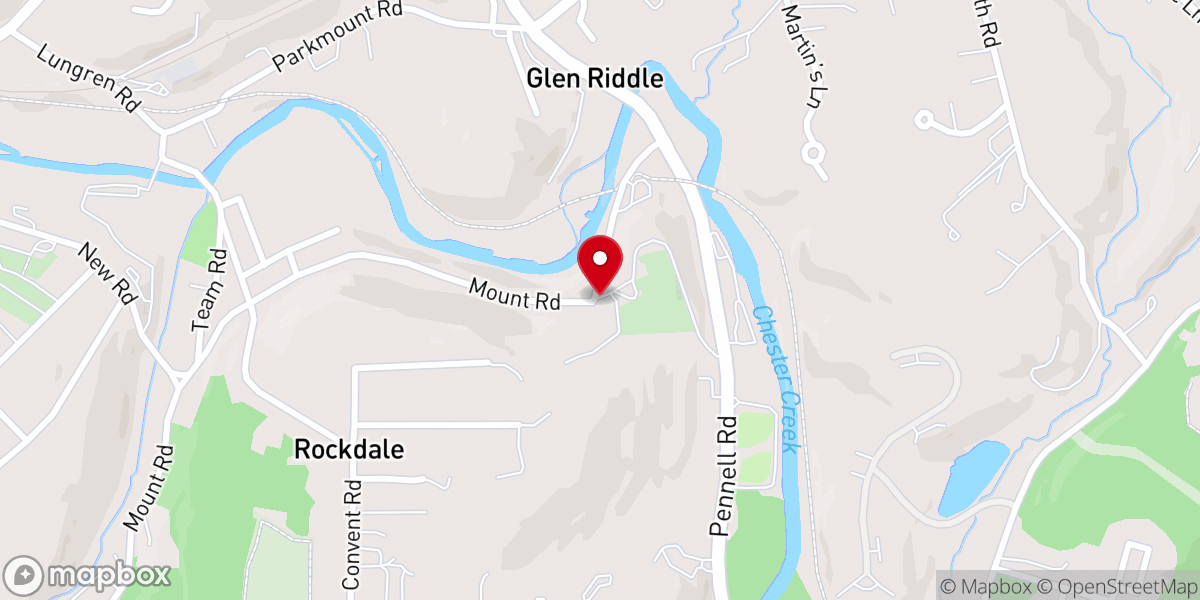 Map showing location of Resurrection Episcopal Church, Rockdale