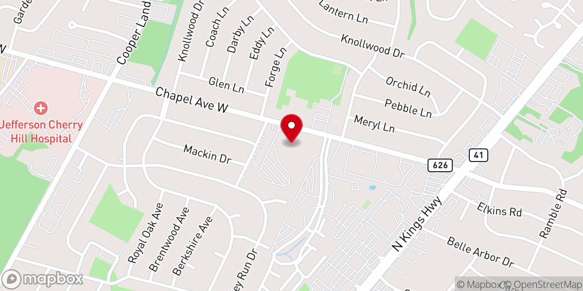 Map showing location of Impact Center