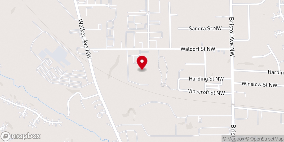 Map showing location of Calvary Chapel Riverside