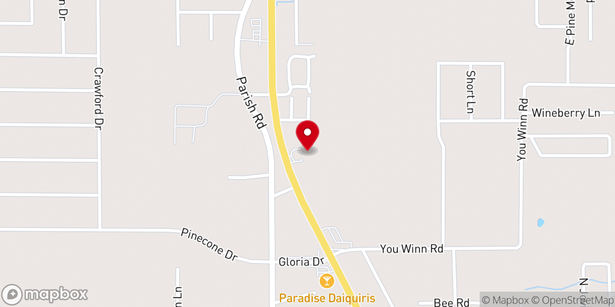 Map showing location of World Redemption Center