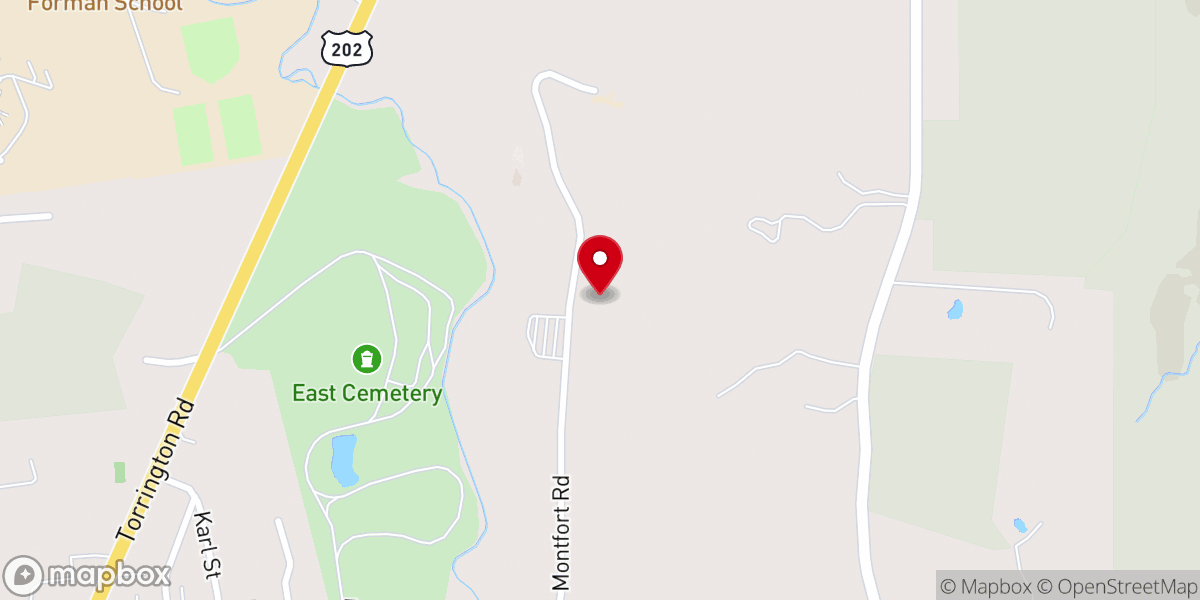 Map showing location of Montfort Fathers