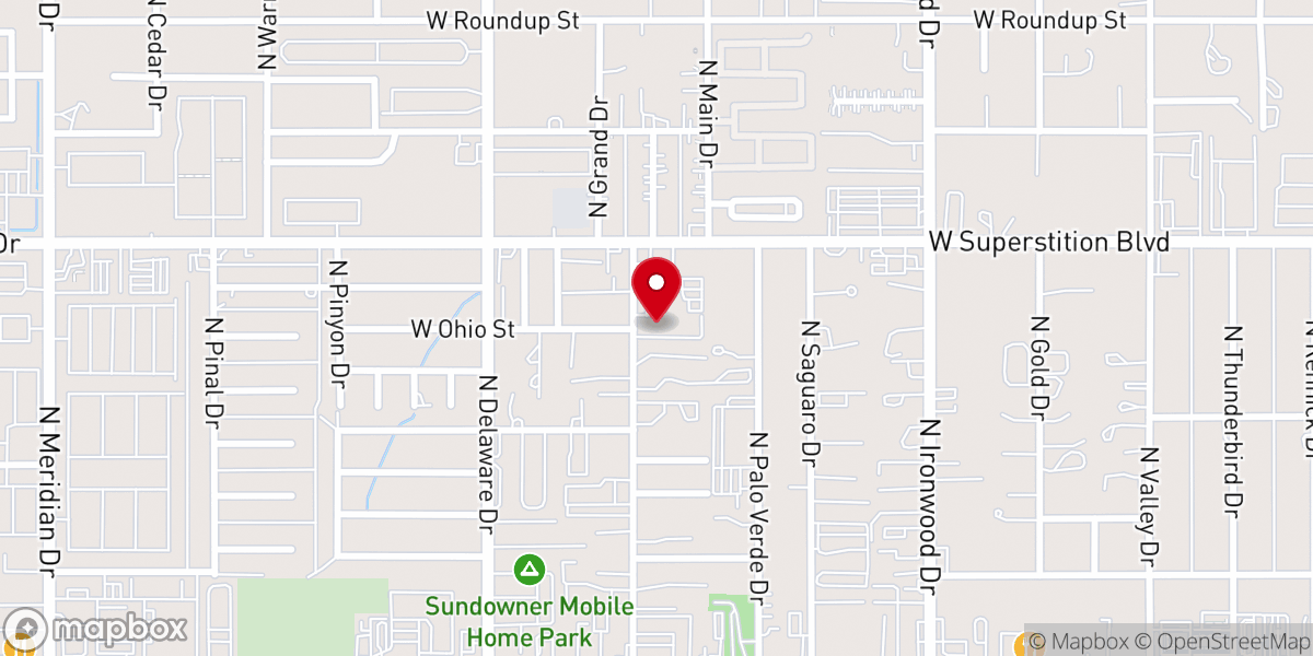Map showing location of AJ First Assembly of God