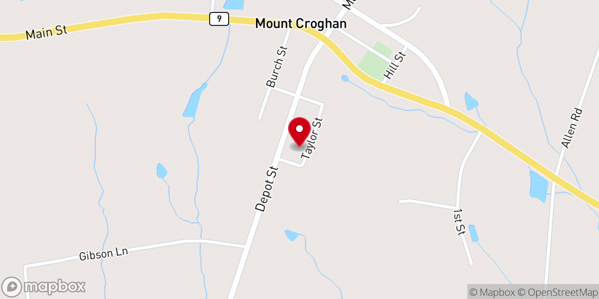 Map showing location of Olde Stone Villa
