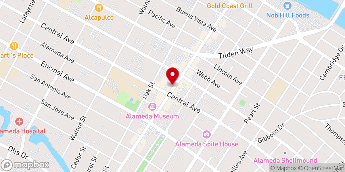 Map showing location of TL Church