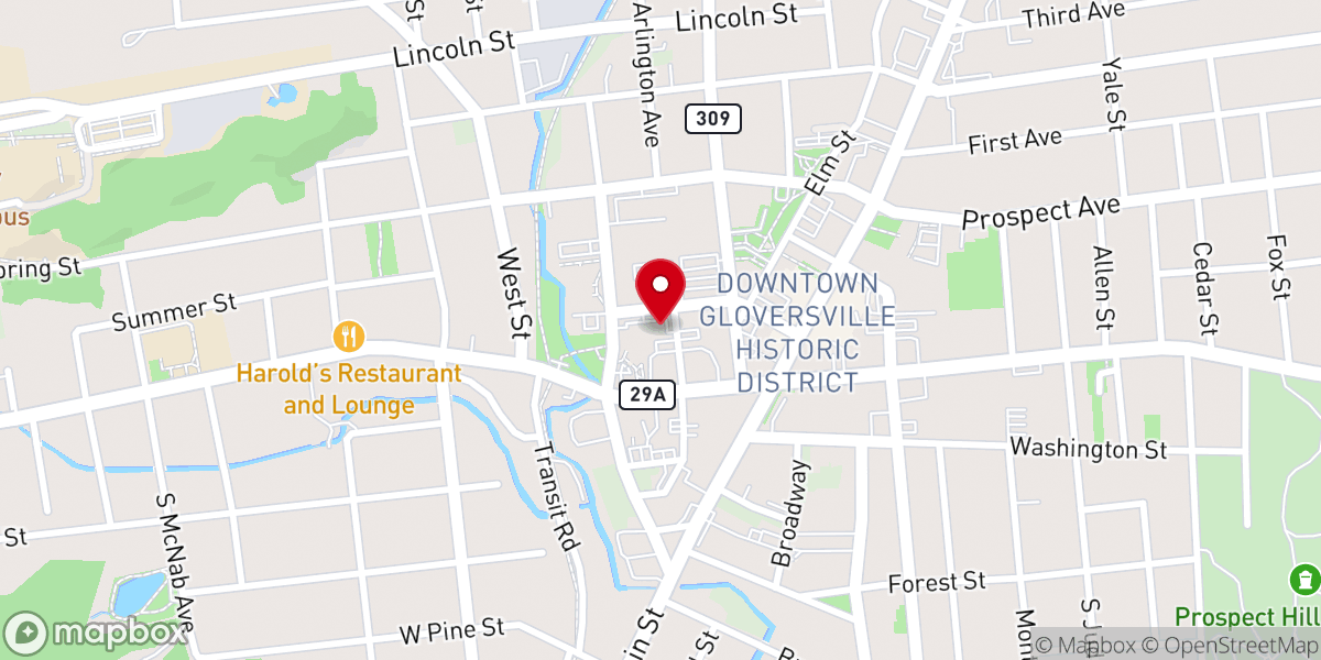 Map showing location of Fulmont Community Action Agency