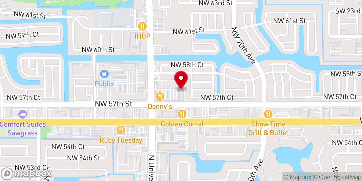 Map showing location of Fellowship Tabernacle International Church