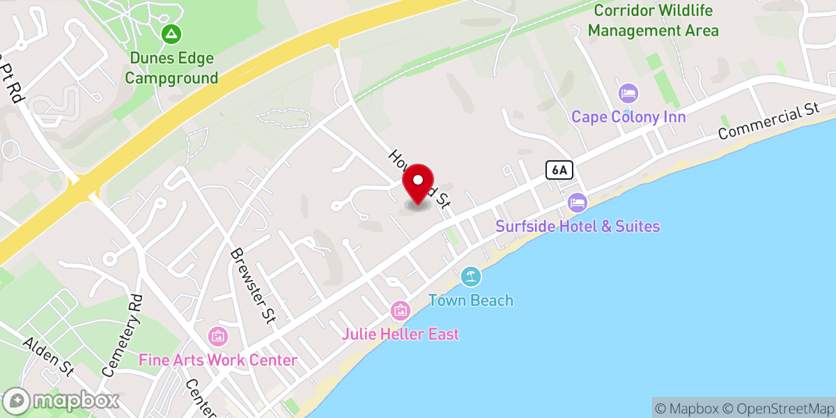 Map showing location of Awesome PTOWN Views