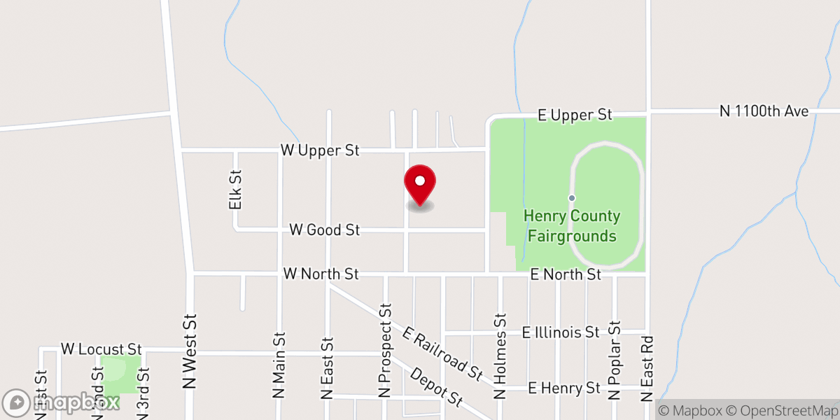 Map showing location of Cambridge Church of God