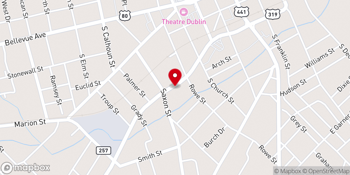Map showing location of Word of Life Church International