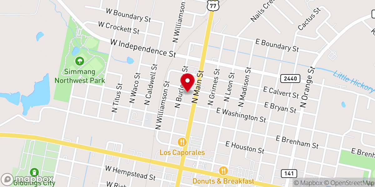 Map showing location of Martin Luther Church Day School