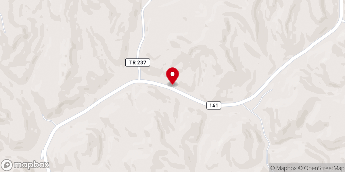 Map showing location of Union Baptist Church