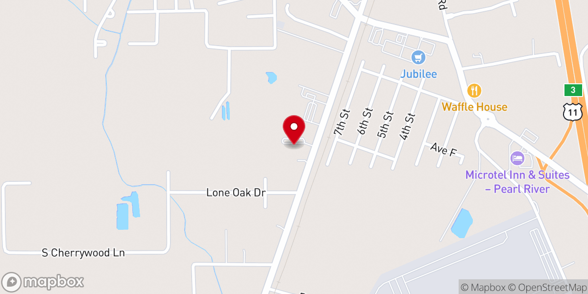 Map showing location of Pearl River Head Start