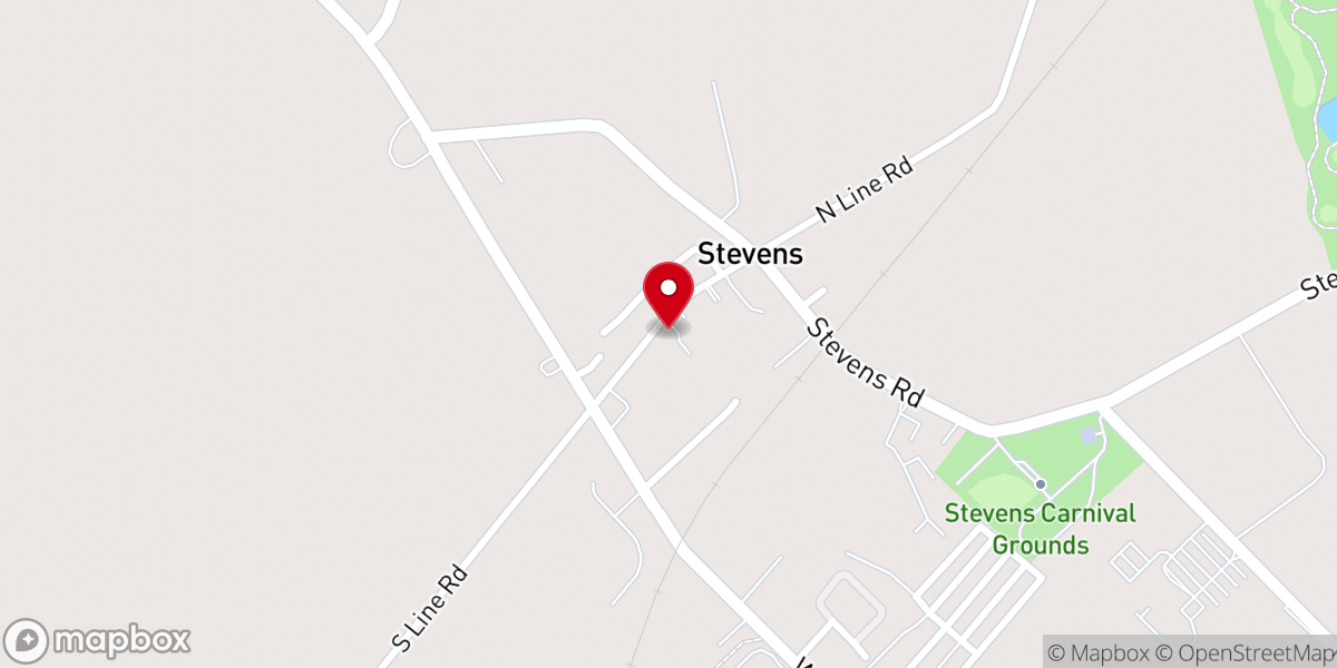 Map showing location of Heritage Mennonite Church