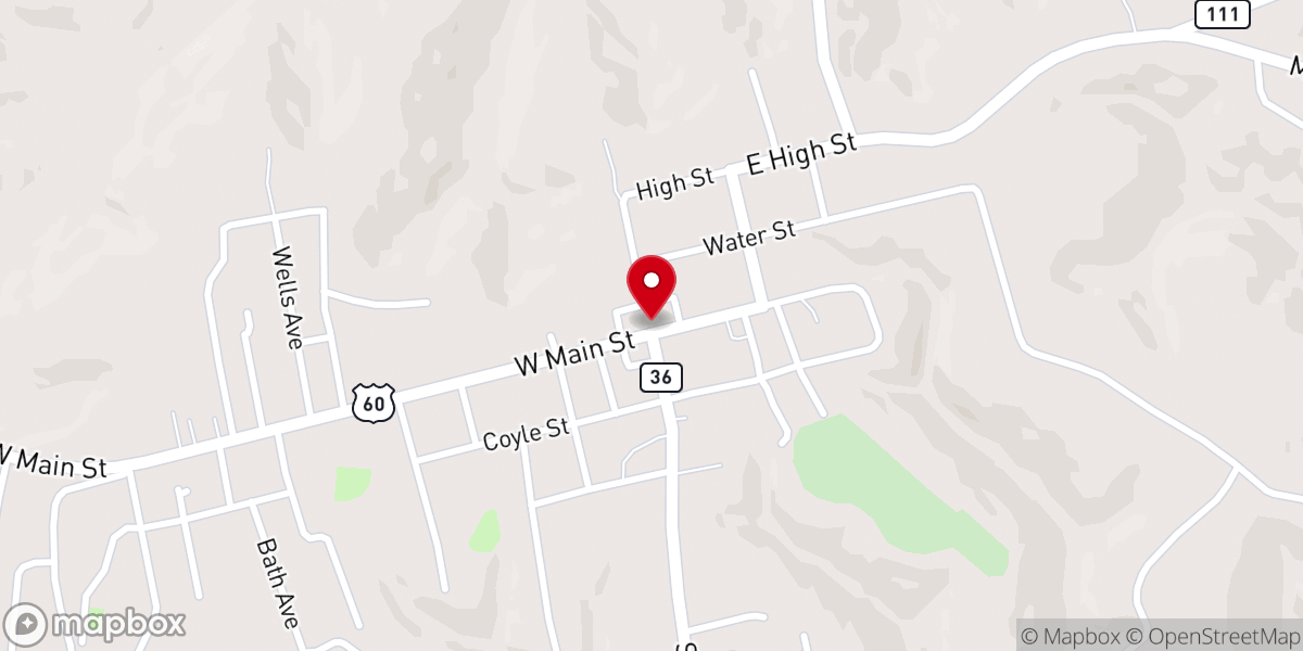 Map showing location of Smothers & Smothers