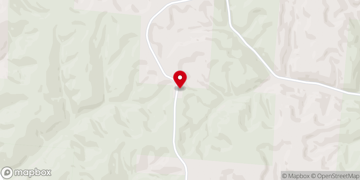 Map showing location of Zoar Church