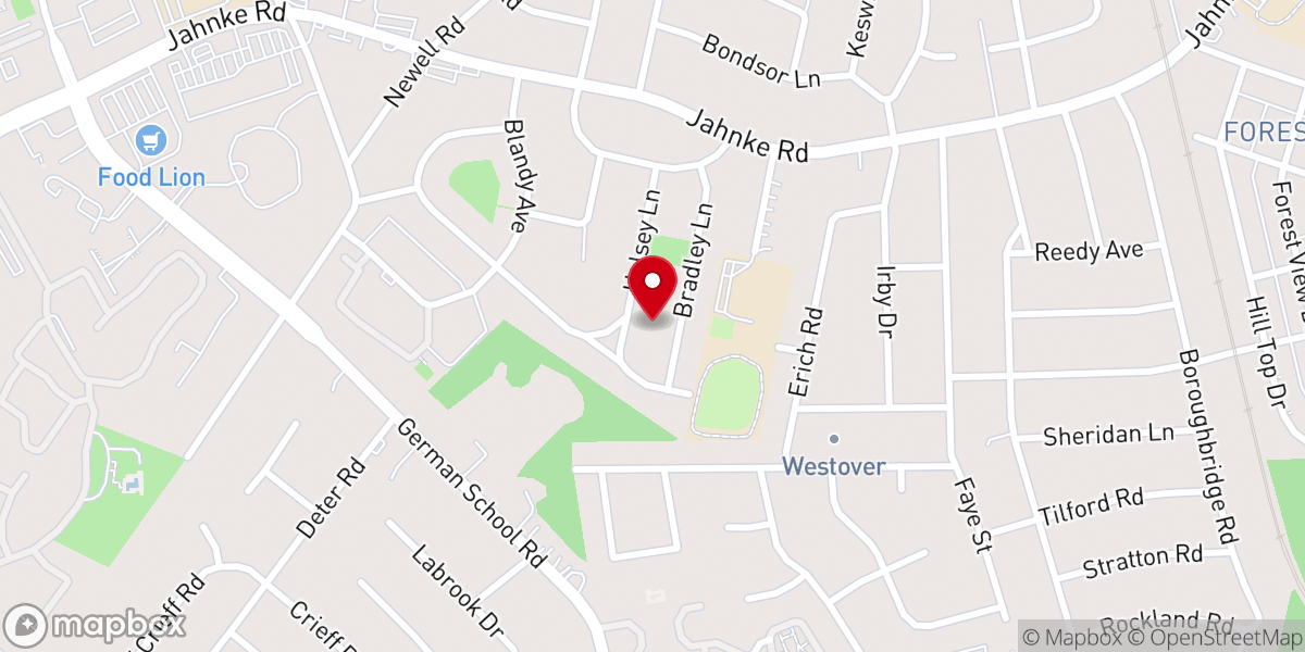 Map showing location of Message of the Cross Center