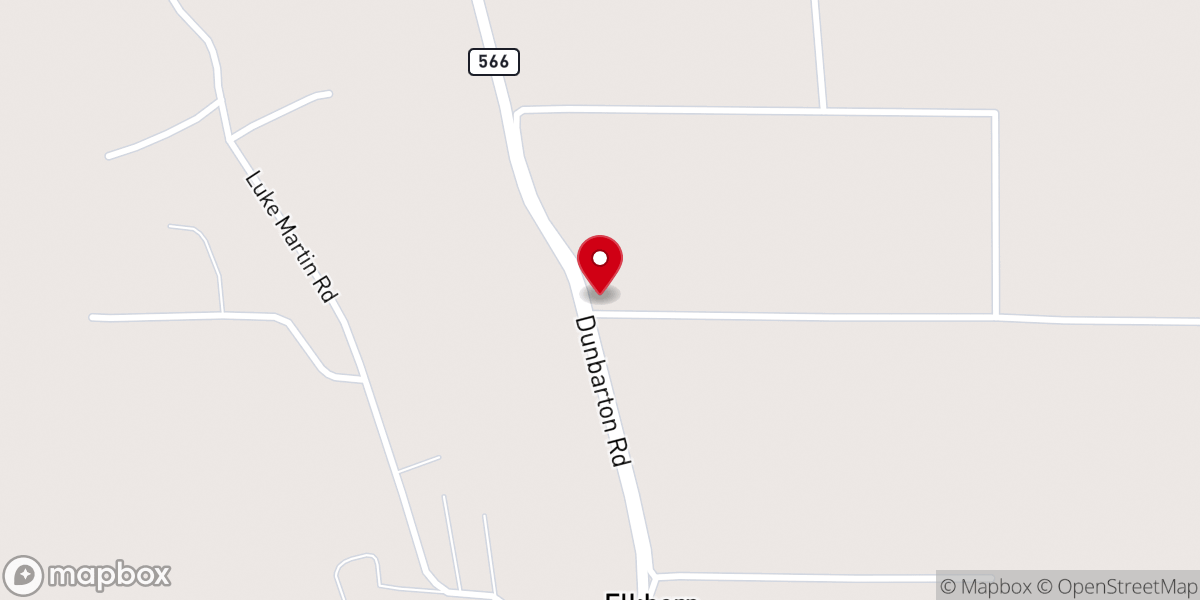 Map showing location of Second Baptist Church