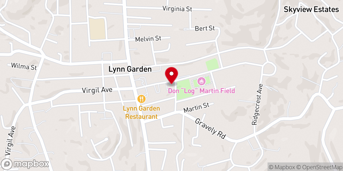 Map showing location of New Hope Evangelical Presbyterian Church