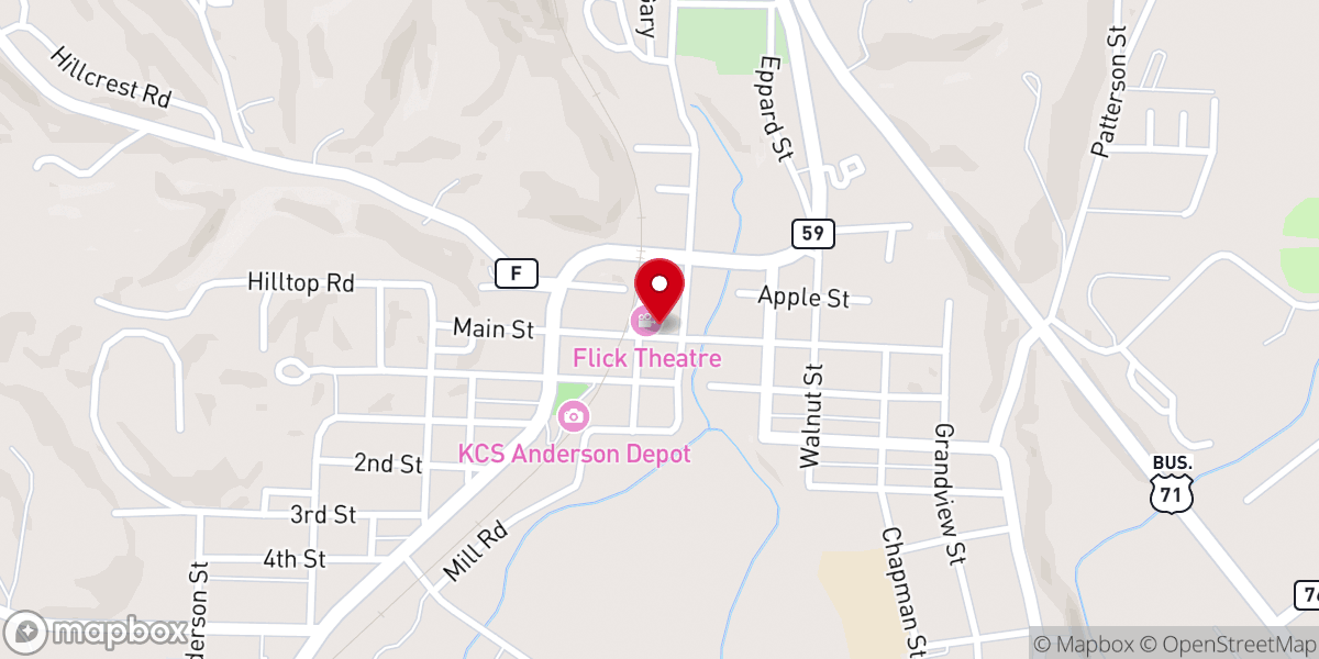 Map showing location of Iron Works Church