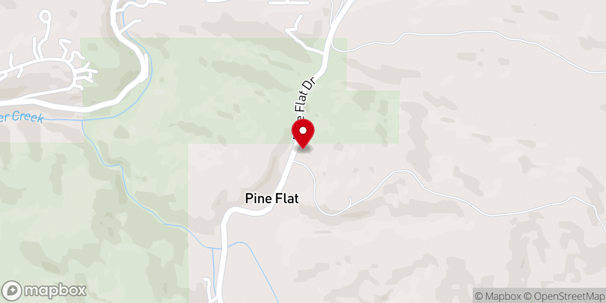 Map showing location of Mountain Top Ministries