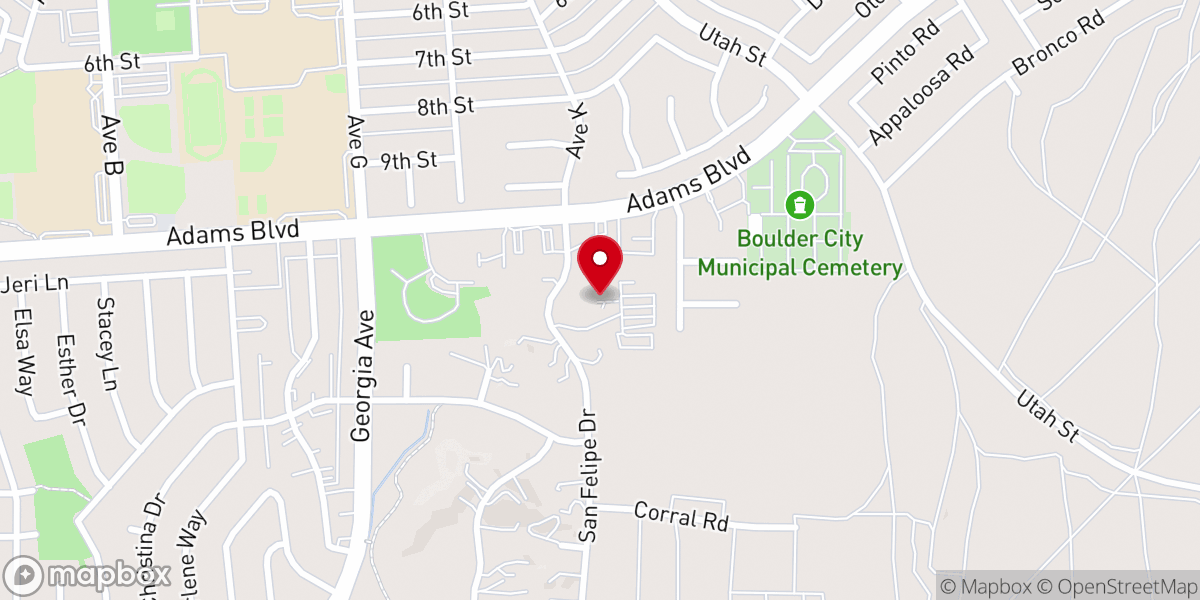 Map showing location of St Andrew's Catholic Church