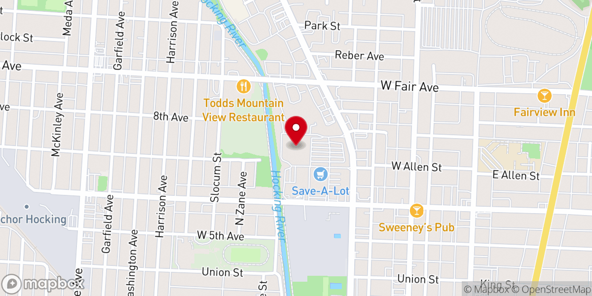 Map showing location of The Tree Church