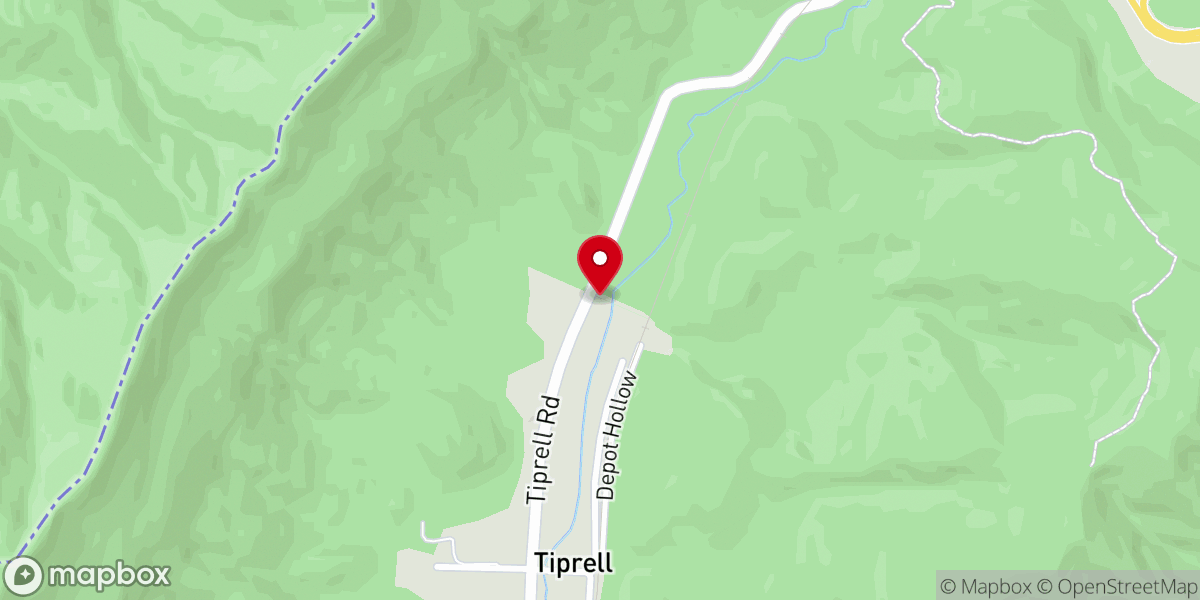 Map showing location of Tiprell Community Full Gospel