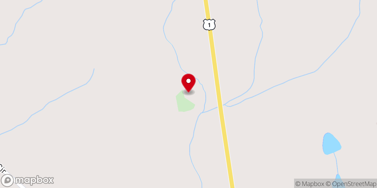 Map showing location of Bethel Church