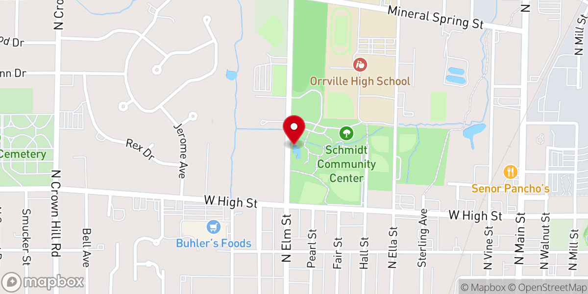 Map showing location of Faith Harvest Fellowship Inc