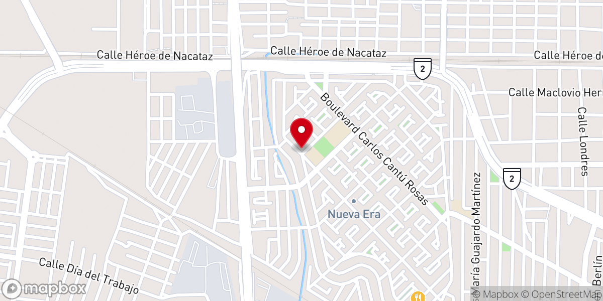 Map showing location of Iglesia Pentecostes Tabernaculo De Fe