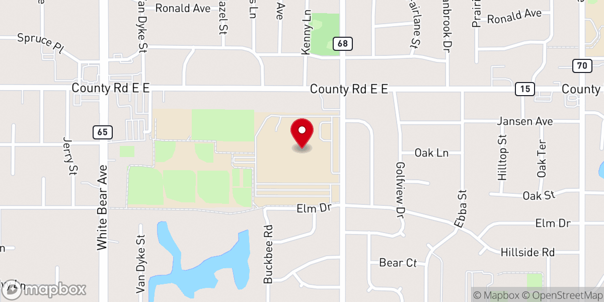 Map showing location of Catalyst Covenant Church White Bear Lake