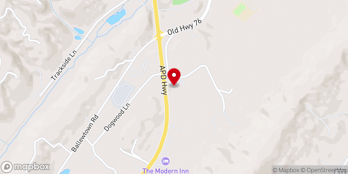 Map showing location of Dial Church of Christ