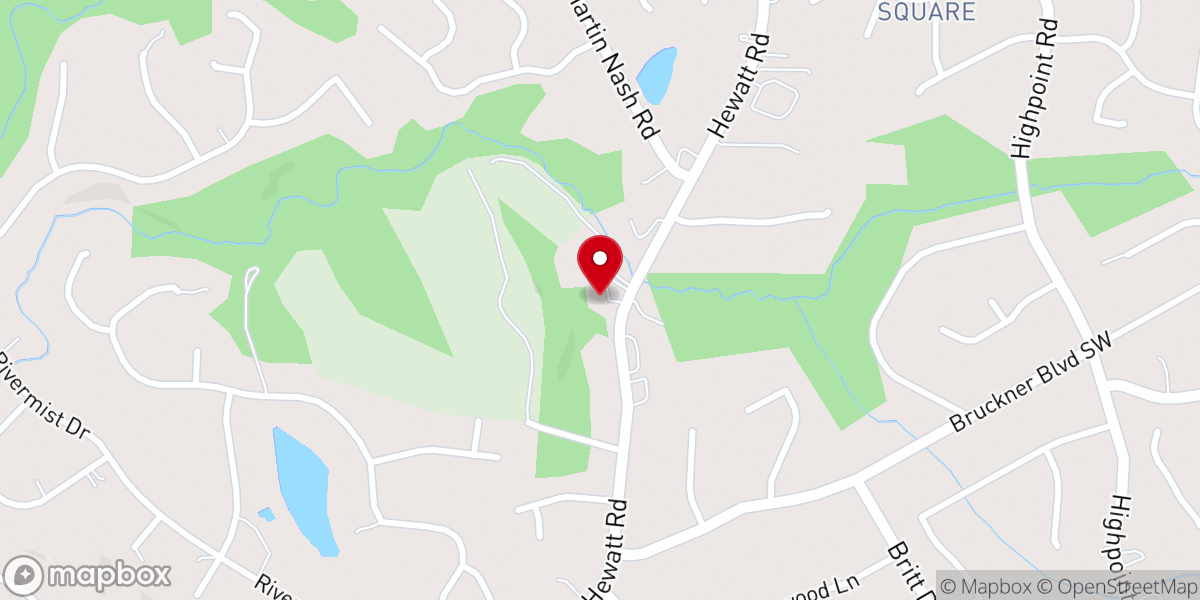 Map showing location of Christian Science Church, 1st Church, Lilburn