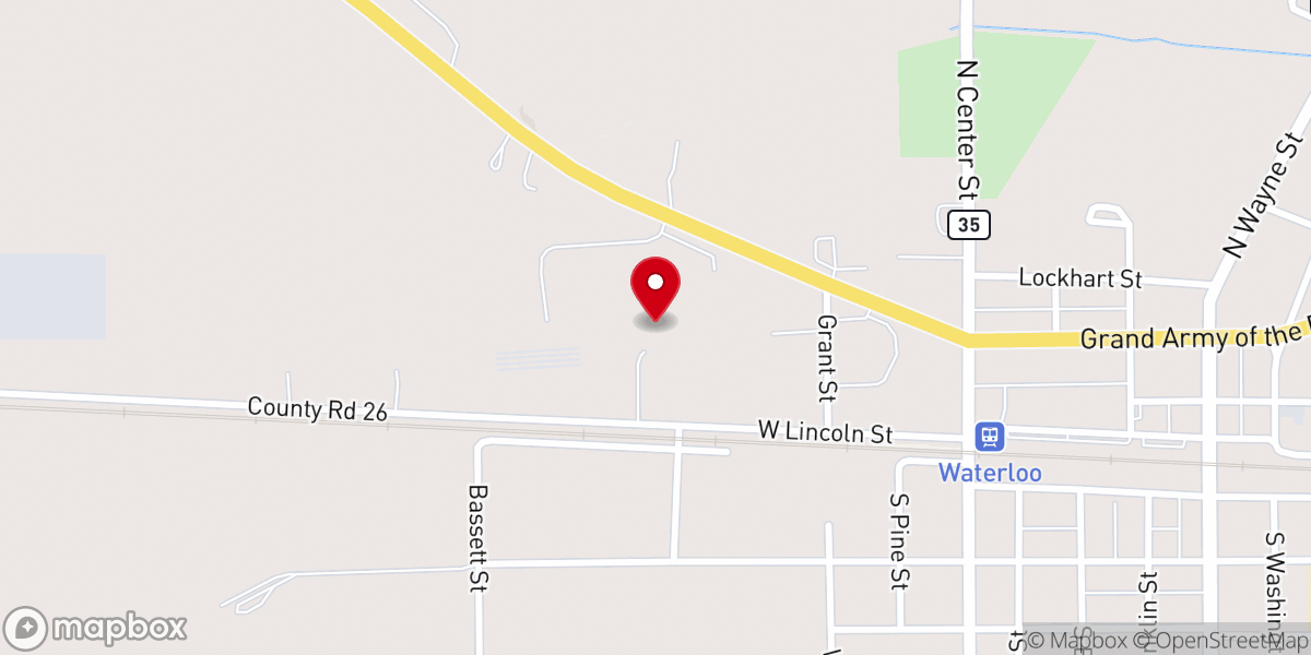 Map showing location of Fire Life Church