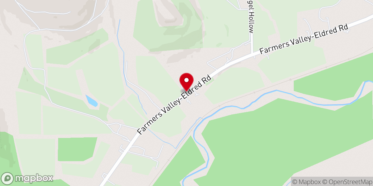 Map showing location of Valley Worship Center