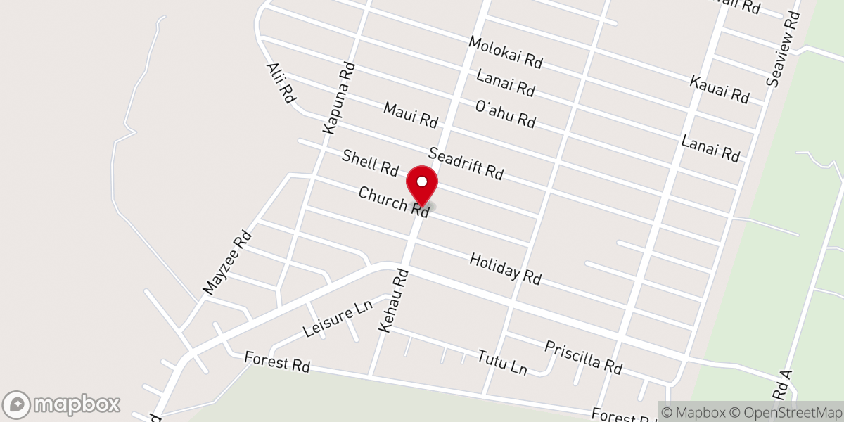 Map showing location of Puula United Church of Christ